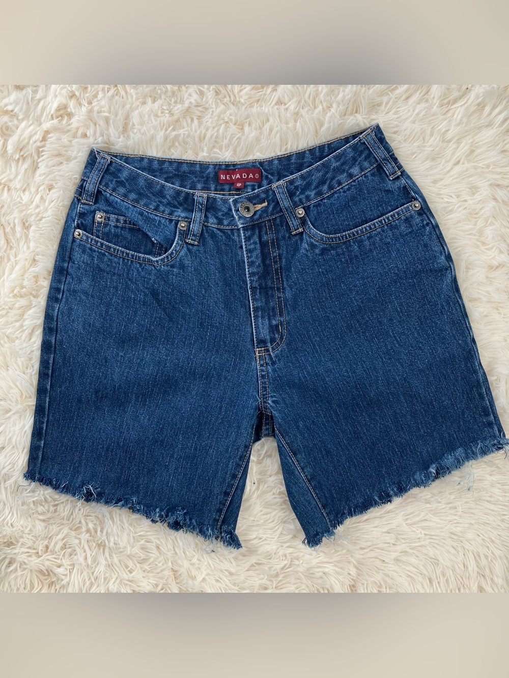 Vintage Nevada Dark Wash Shorts